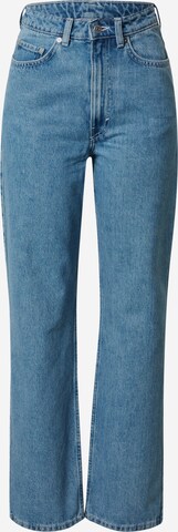 Jeans 'Rowe Extra High Straight' di WEEKDAY in blu: frontale