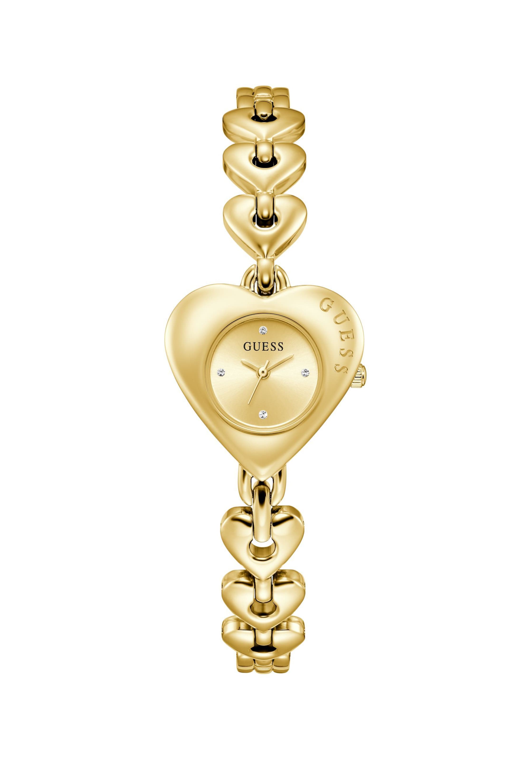 Orologio analogico 'VALERIE' di GUESS in oro: frontale