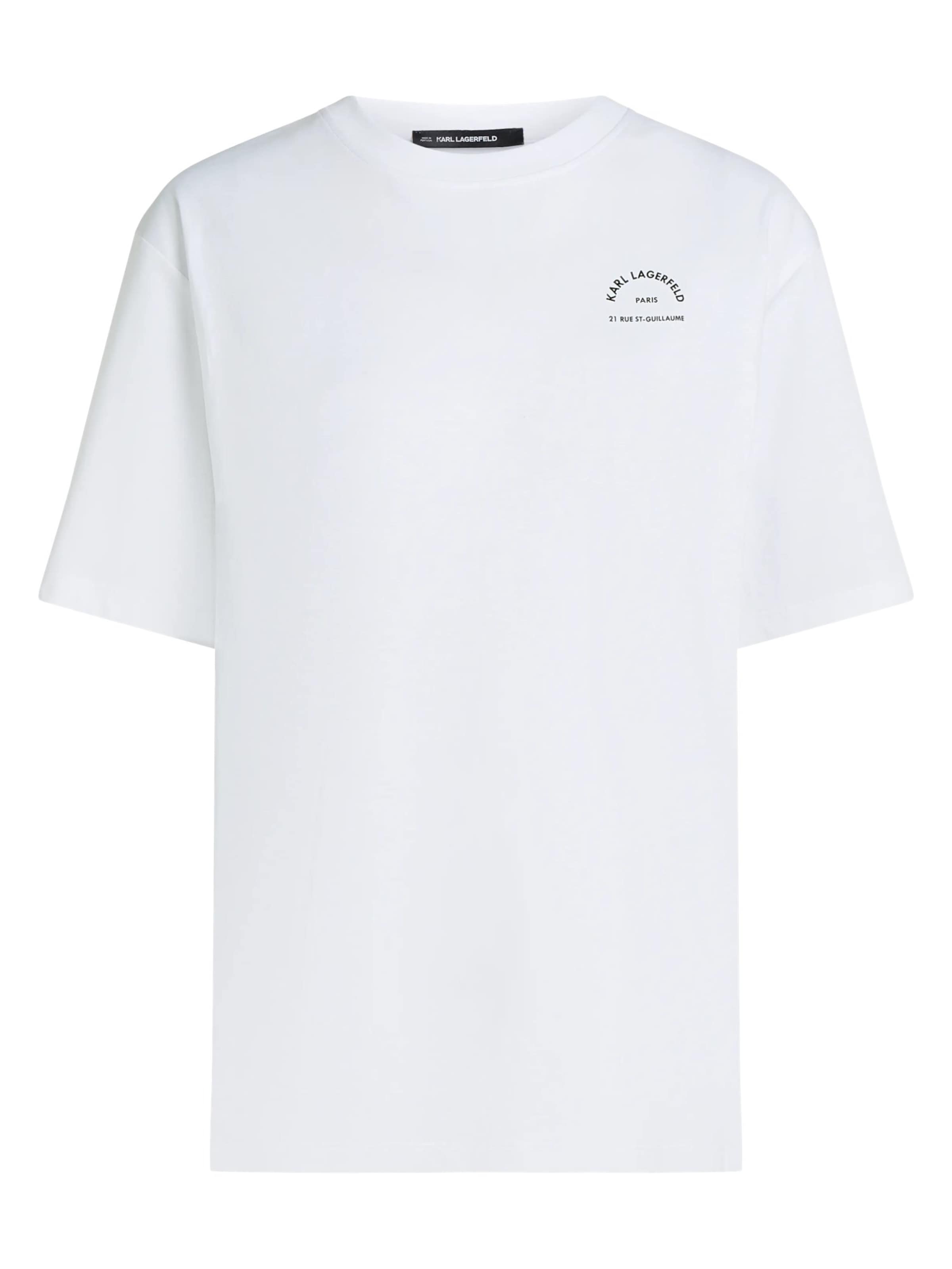 Maglietta di Karl Lagerfeld in bianco: frontale
