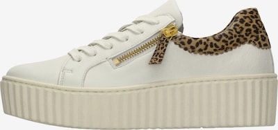 GABOR Sneaker in braun / offwhite, Produktansicht