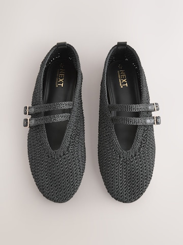 Next - Bailarinas con hebilla 'Forever Comfort' en negro