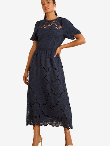 Abito di love & roses in blu: frontale