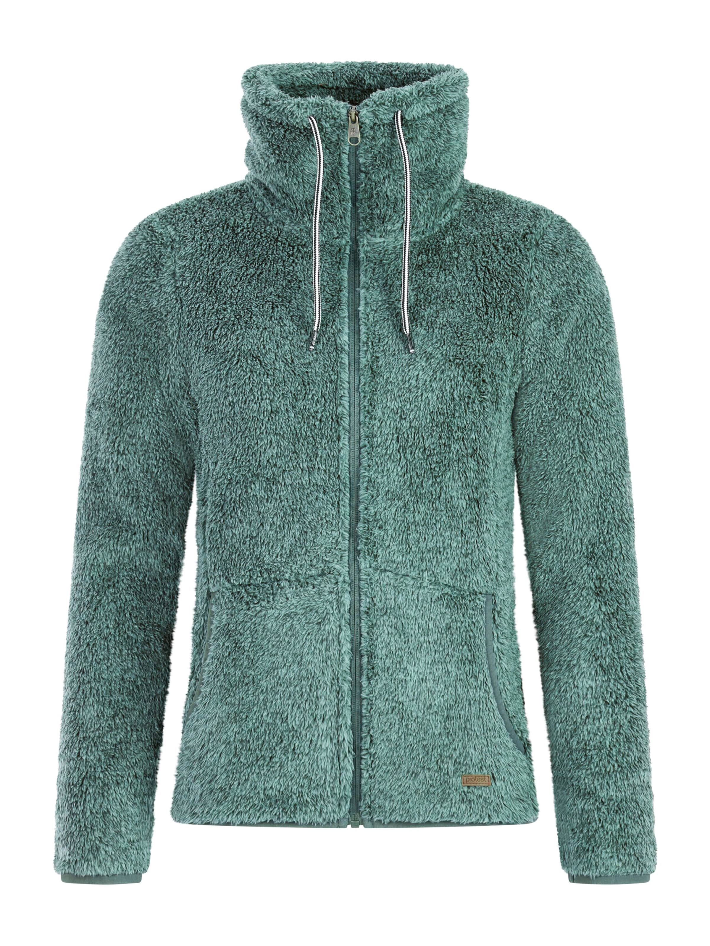 PROTEST Funktionsfleecejakke 'RIRI' i blå: forside