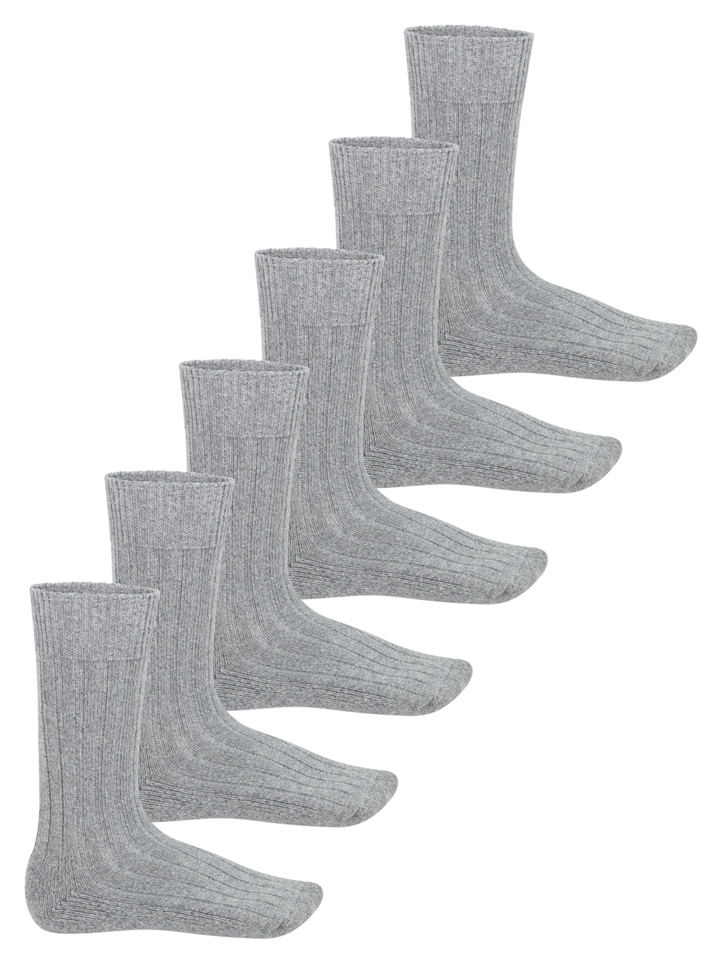 footstar Socks 'Norwegian' in Grey: front