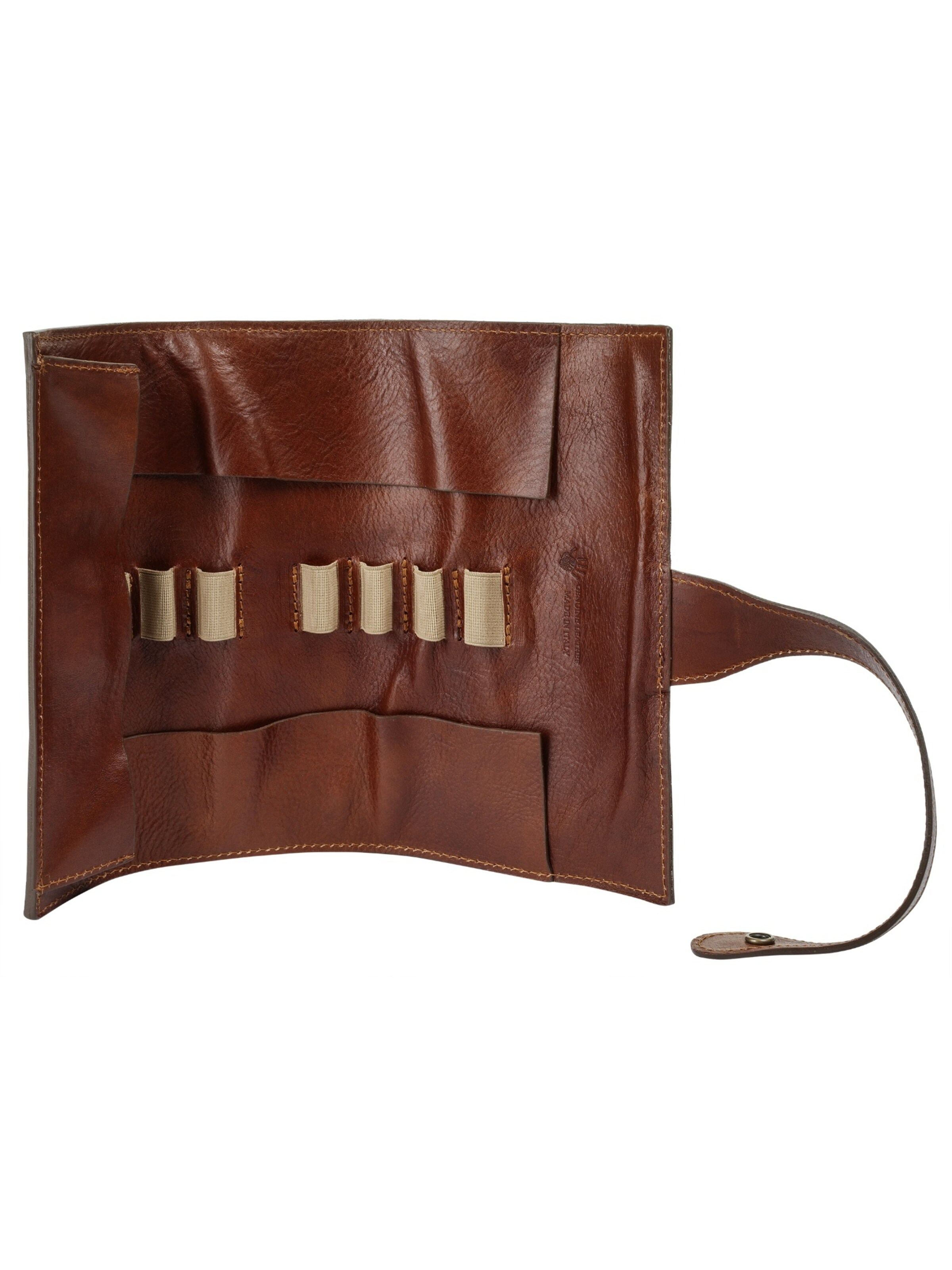 Porte-monnaies piké en marron