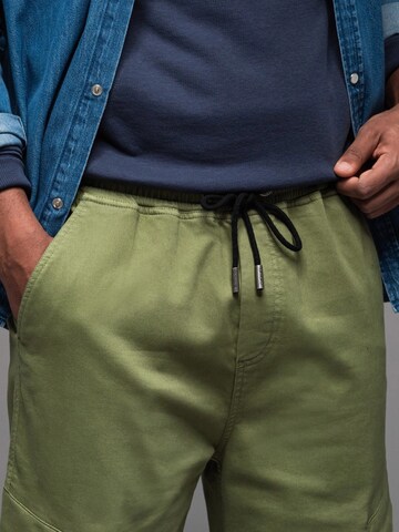 Ombre Regular Cargobroek 'OM-PAJO-0199' in Groen
