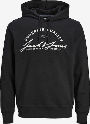 JACK & JONESSweater majica 'Ace' - crna boja: prednji dio