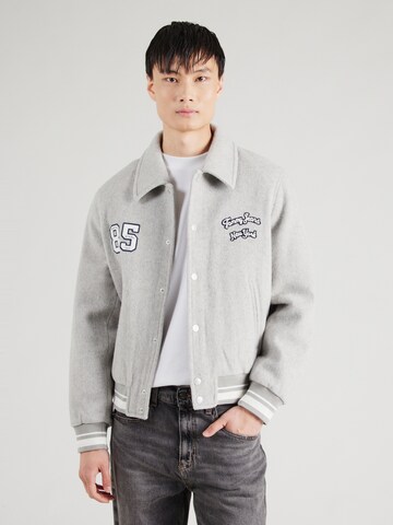 Tommy Jeans Jacke in Grau: Vorderseite