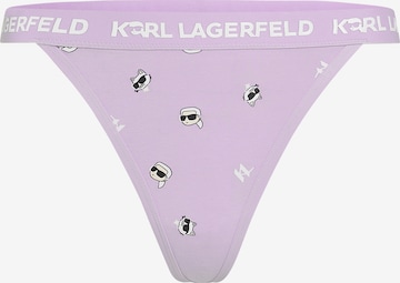 Karl Lagerfeld String 'Ikonik Thong' i lilla: forside
