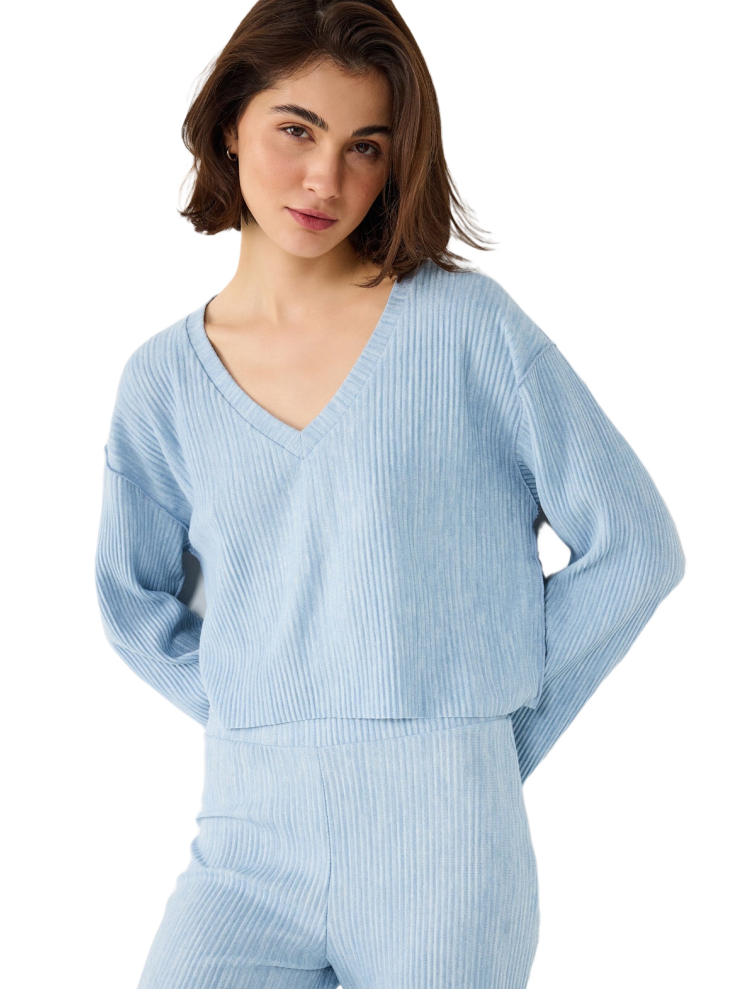 No Matter What Shirt in Blauw: voorkant