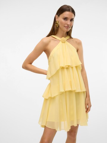 VERO MODA Jurk 'VMFelicia' in Geel