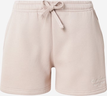 Aim'n Regular Sports trousers 'Script' in Beige: front