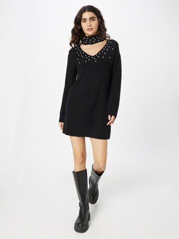 River Island Knitted dress in Black