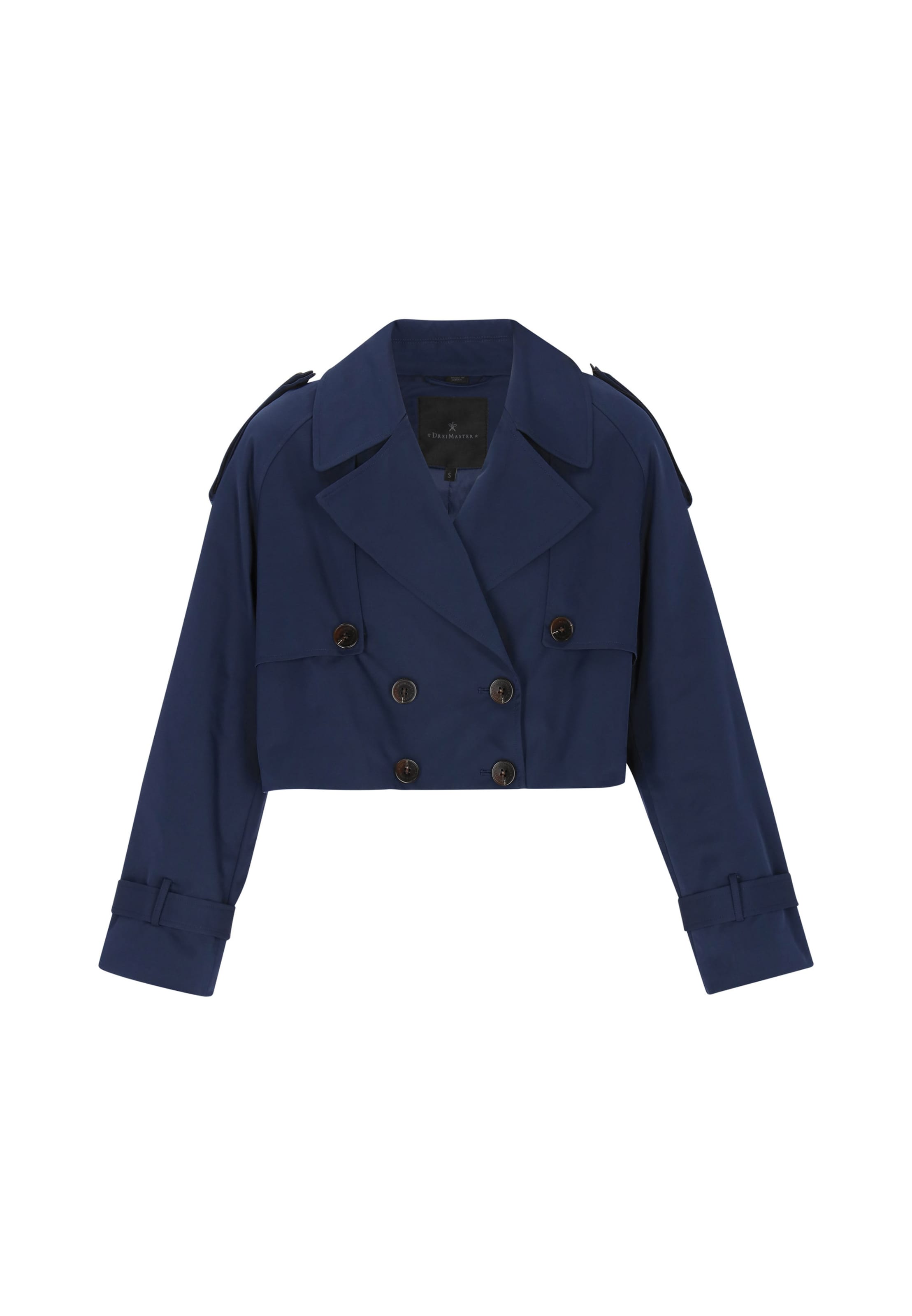DreiMaster Klassik Between-Seasons Coat 'Classic' in Navy, Item view