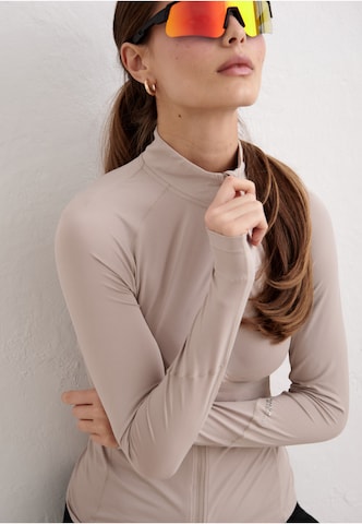 Jachetă de trening de la Aim'n pe maro