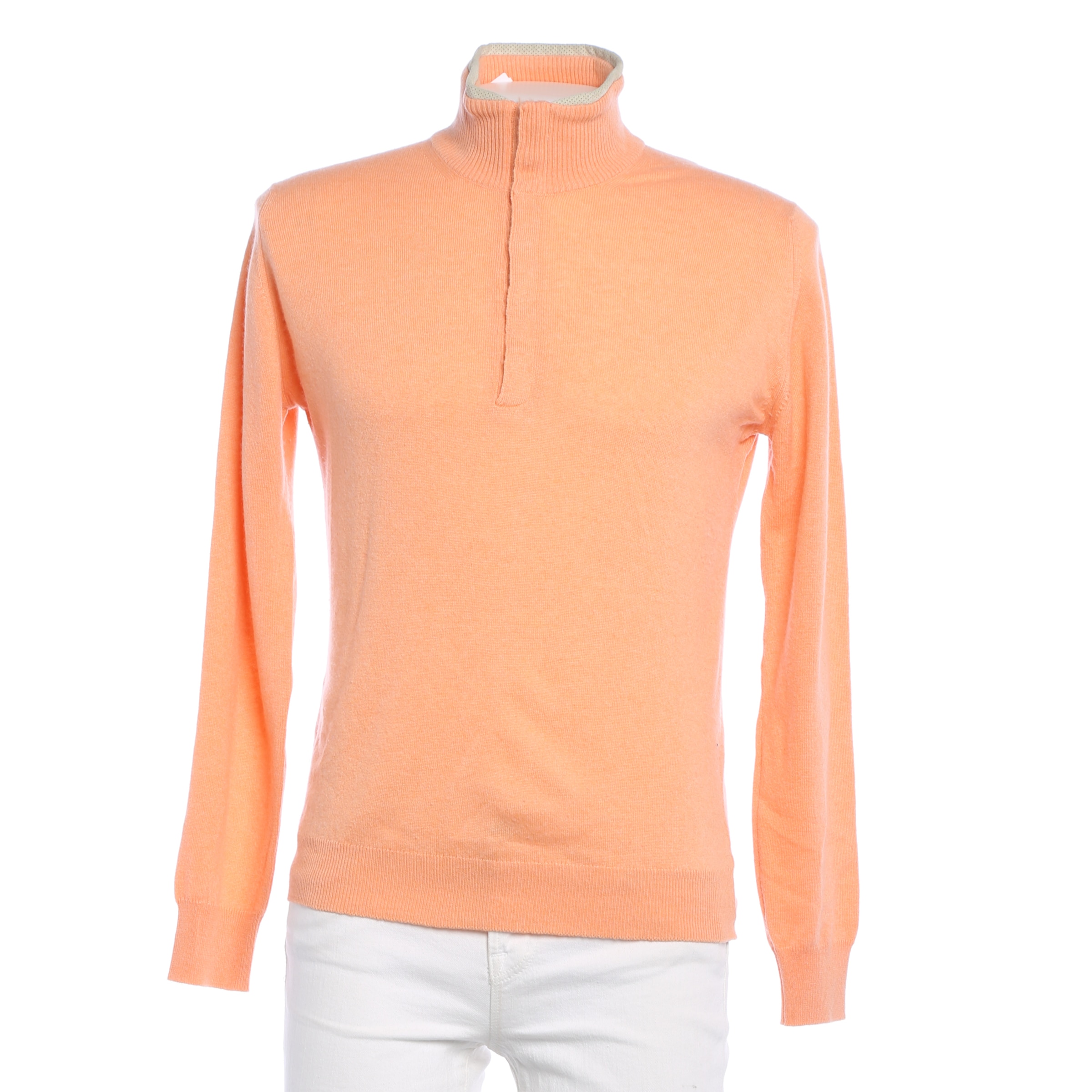 Zegna Pullover / Strickjacke in M in orange, Produktansicht