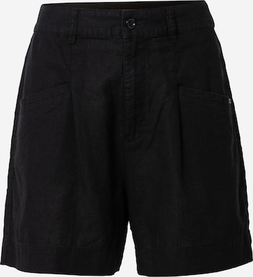 QS Shorts in Schwarz: predná strana