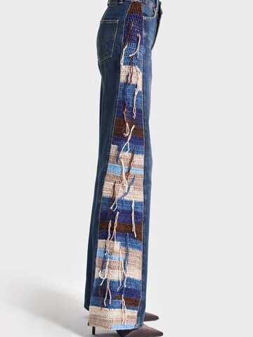 évasé Jean 'Flare High Rise Jeans' IT'S BASIC en bleu