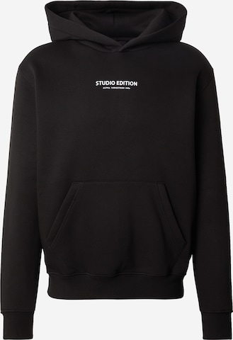 Felpa 'Studio Edition' di ALPHA INDUSTRIES in nero: frontale