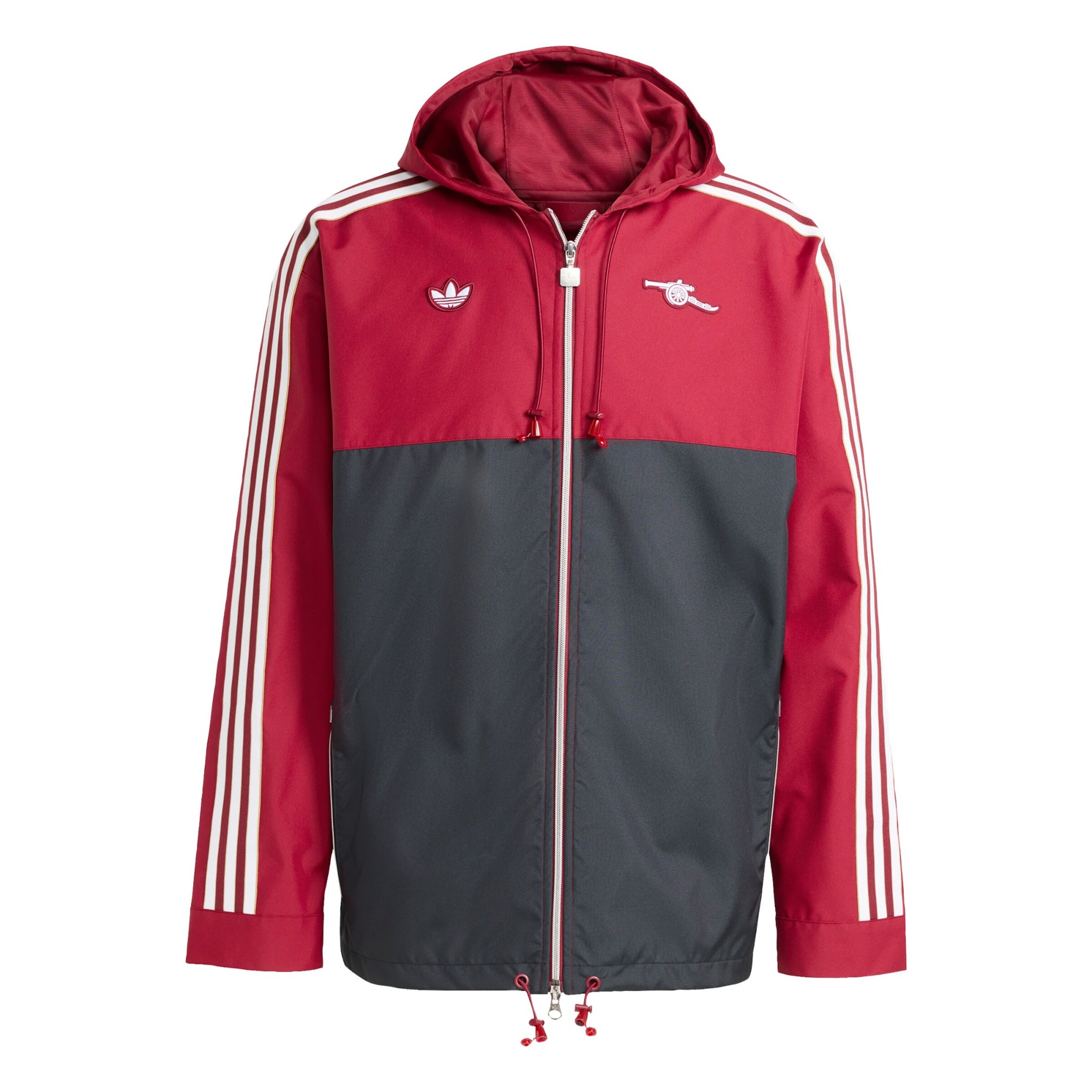 ADIDAS ORIGINALS Chaqueta de entretiempo 'Arsenal Terrace Icons' en rojo carmesí / negro / blanco, Vista del producto