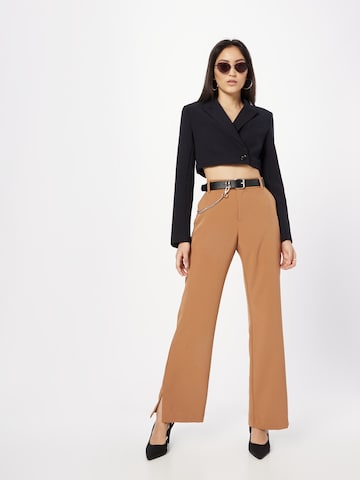 CULTURE Wide leg Pants 'Cenette' in Brown