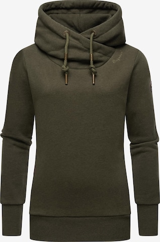 Ragwear Sweatshirt 'Gripy Bold' in Green: front