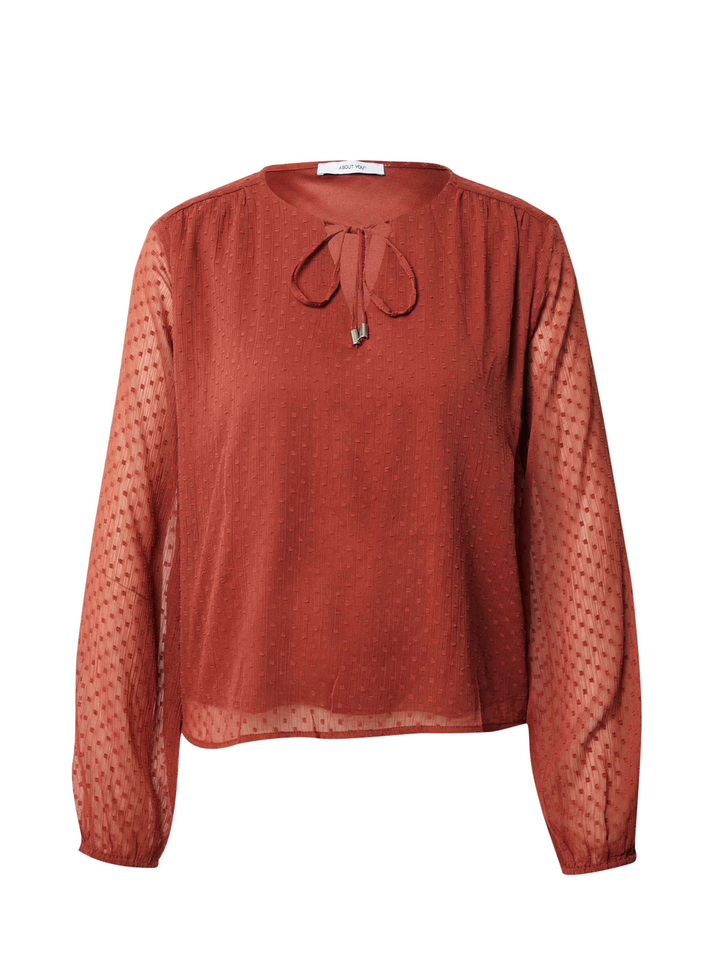 ABOUT YOU Блуза в червено: отпред