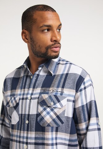 BRUNO BANANI Regular fit Button Up Shirt 'Michaels' in Blue