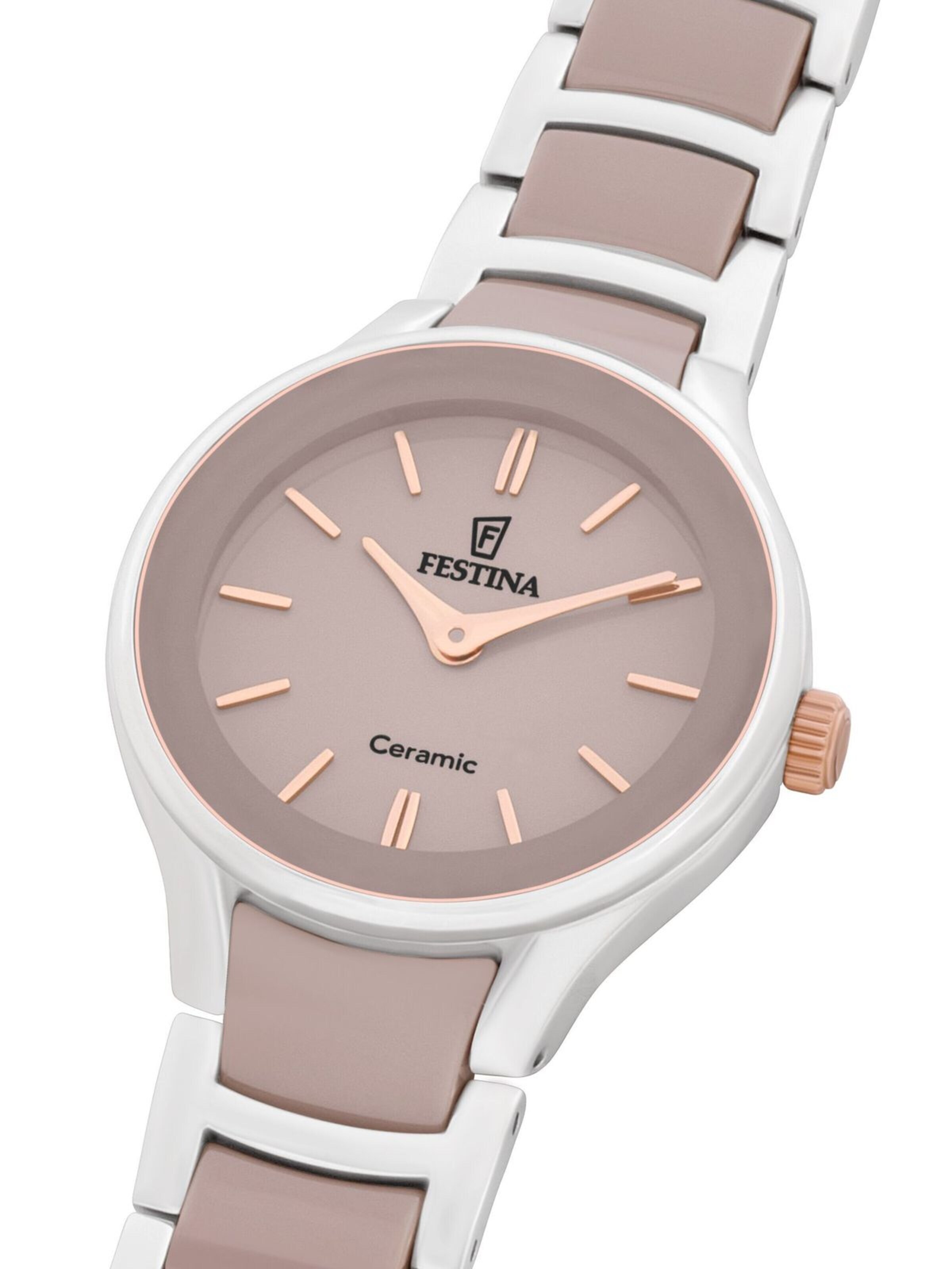 FESTINA Analog Watch 'Watch Ceramic' in Pink