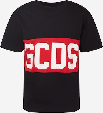 T-Shirt GCDS en noir : devant