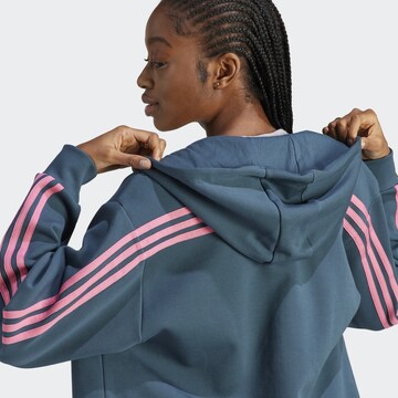 ADIDAS SPORTSWEAR Athletic Zip-Up Hoodie 'Future Icons' in Blue