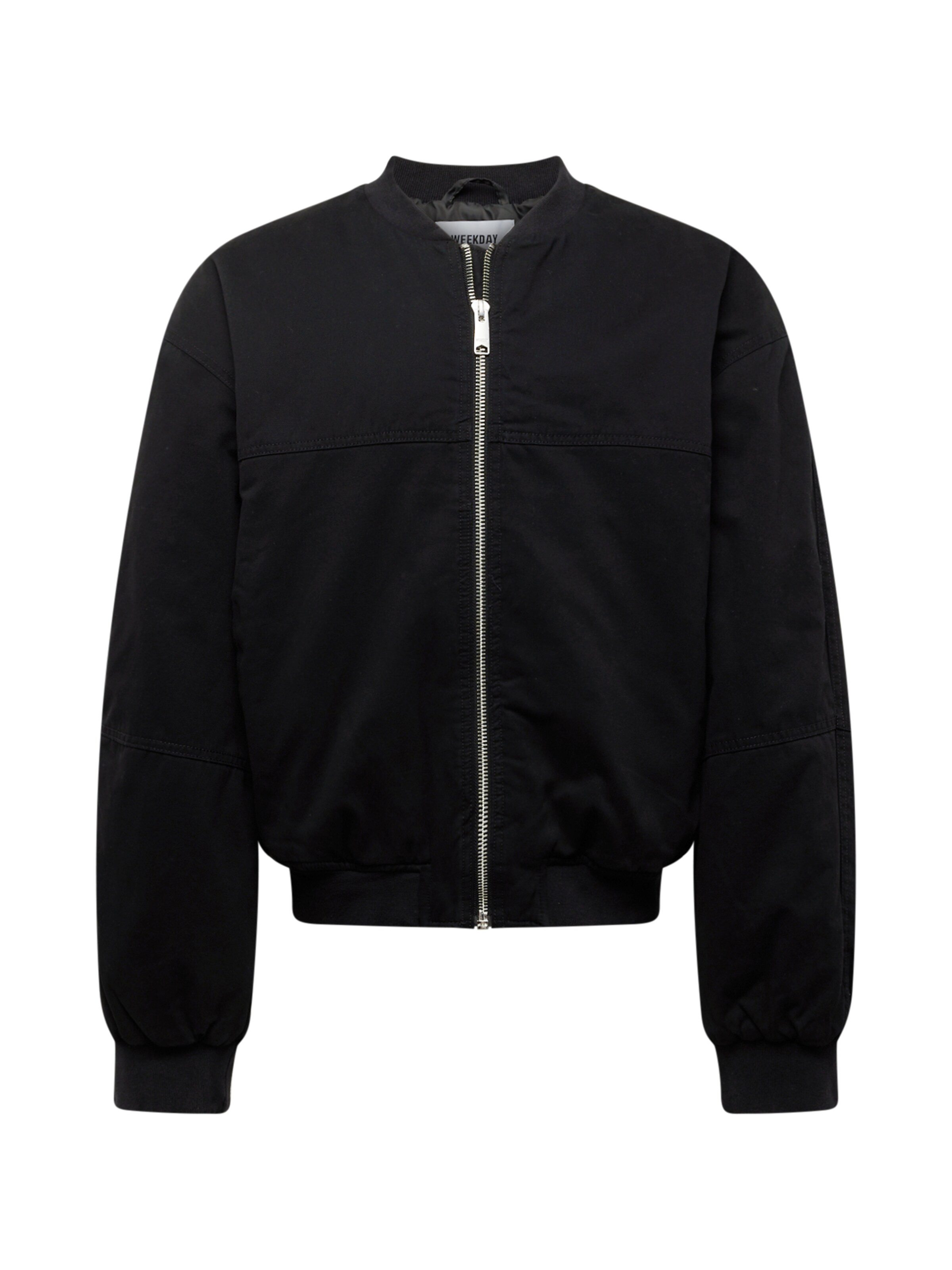 WEEKDAY Tussenjas 'Waldemar' in Zwart: voorkant