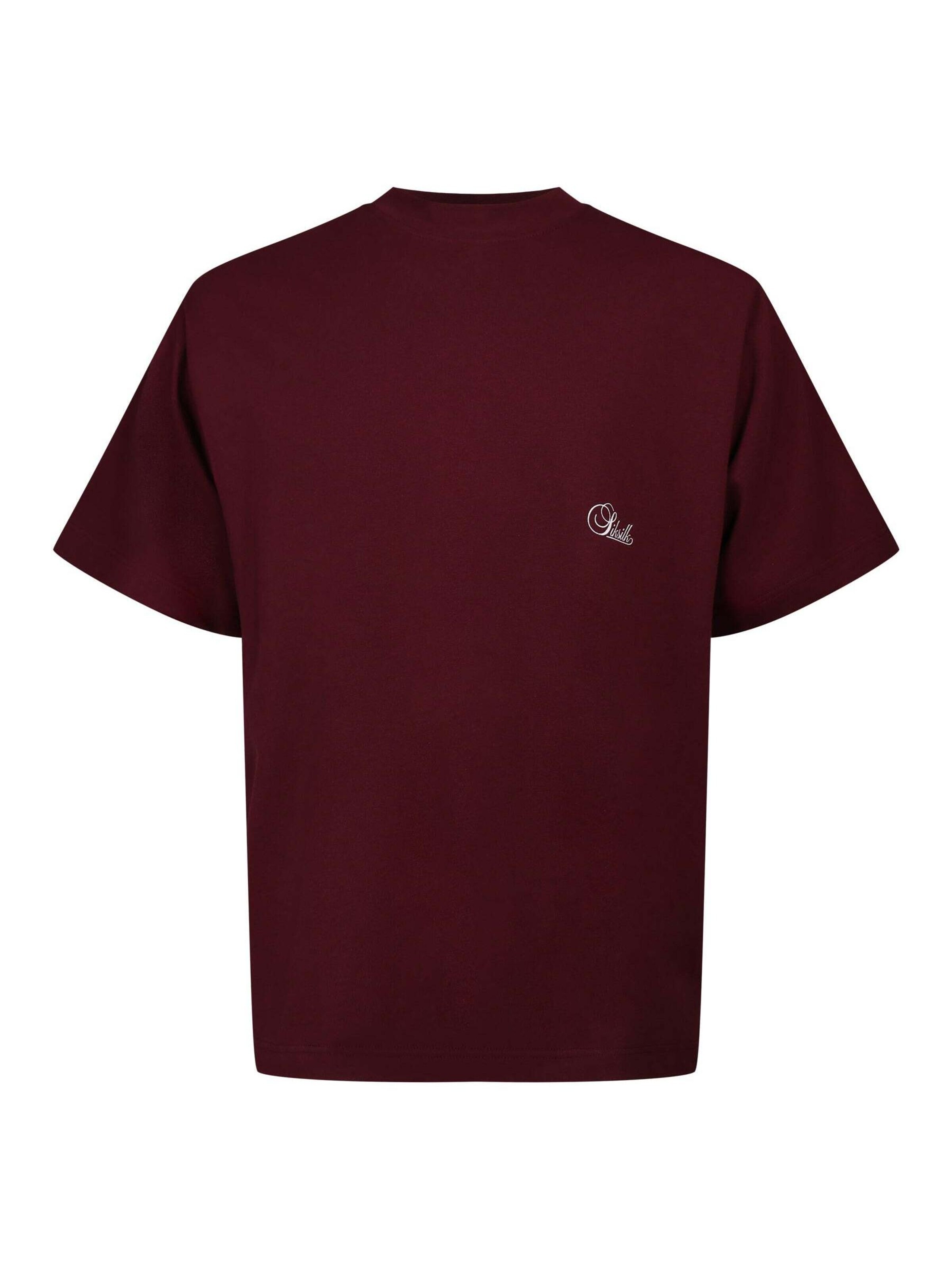 SikSilk Shirt 'Oversized' in Red: front