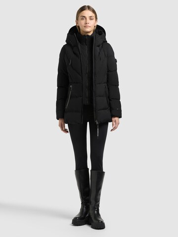 Veste d’hiver 'Rabb' khujo en noir