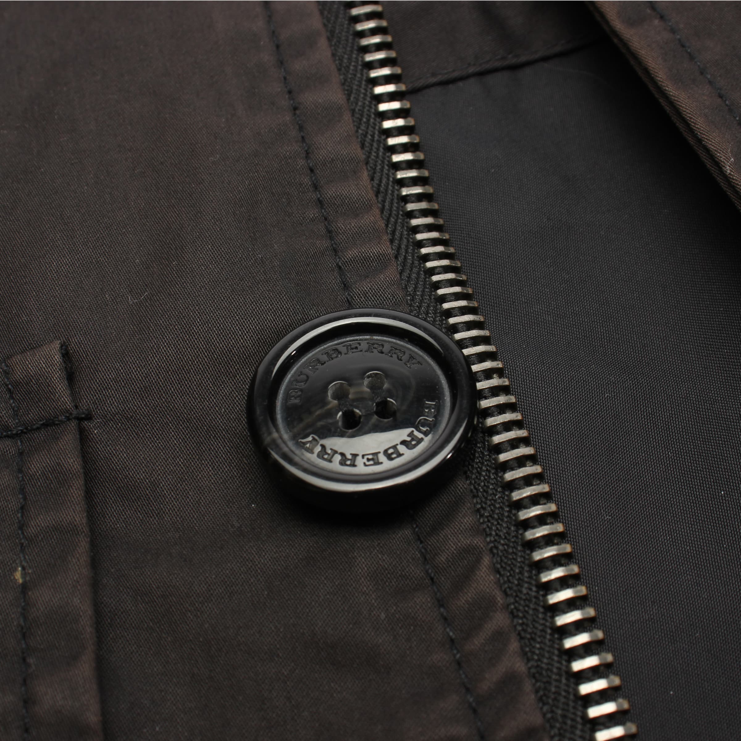 BURBERRY Übergangsjacke M in Schwarz