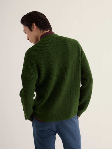 Seasalt Cornwall Gebreid vest 'Scott's Quay' in Groen