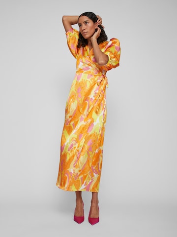 VILA Dress 'Camila' in Orange