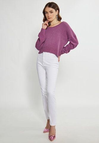 Pull-over faina en violet