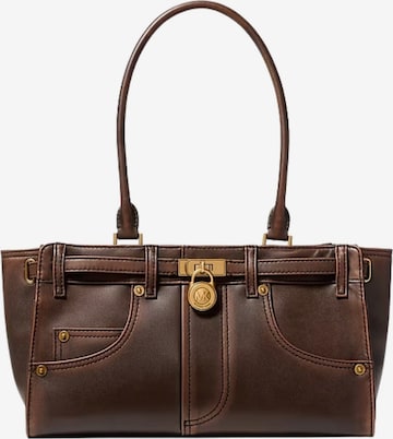 Shopper 'Michael Kors Sm Ew Shoulder Tote' di Michael Kors in marrone: frontale