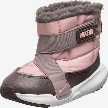 Bottes de neige Nike Sportswear en rose : devant