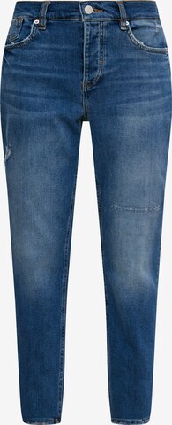 Tapered Jeans di comma casual identity in blu: frontale