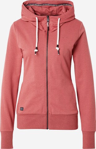 Ragwear Sweatjacke 'PAYA' in Pink: predná strana