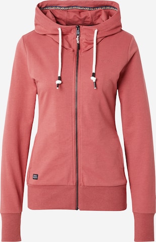 Ragwear Sweat jacket 'PAYA' in Pink: front