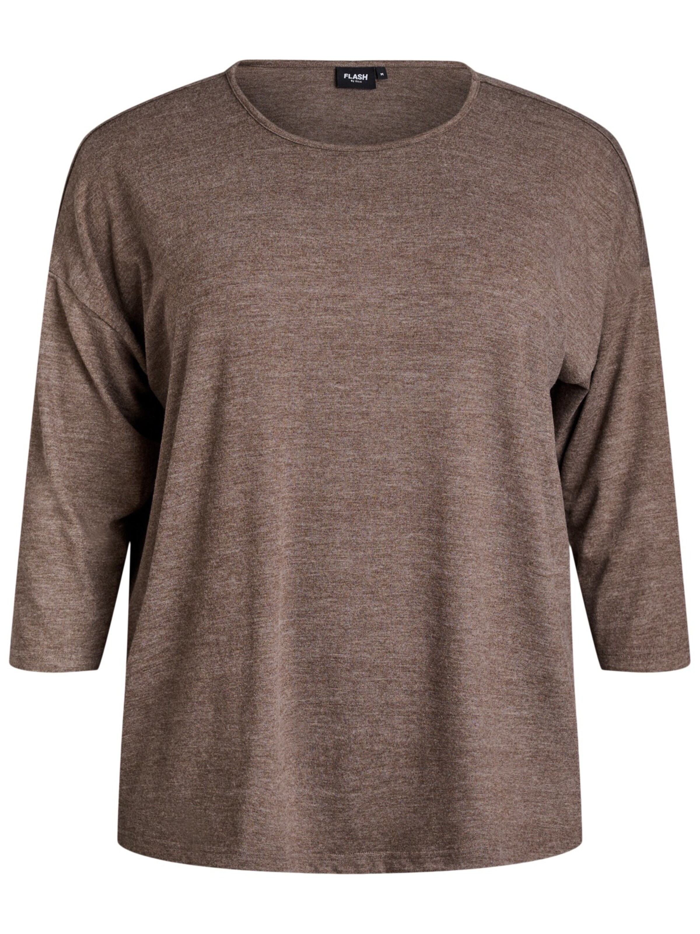 Flash by Zizzi Тениска 'Flrosey' в кафяво