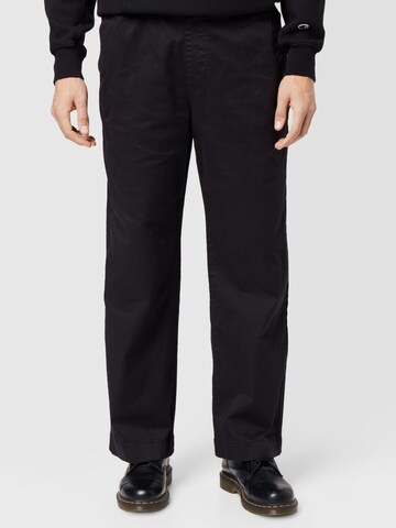 Champion Reverse Weave Regular Pants 'Hem' in Black: front