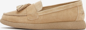 Mocassino di Derimod in beige: frontale