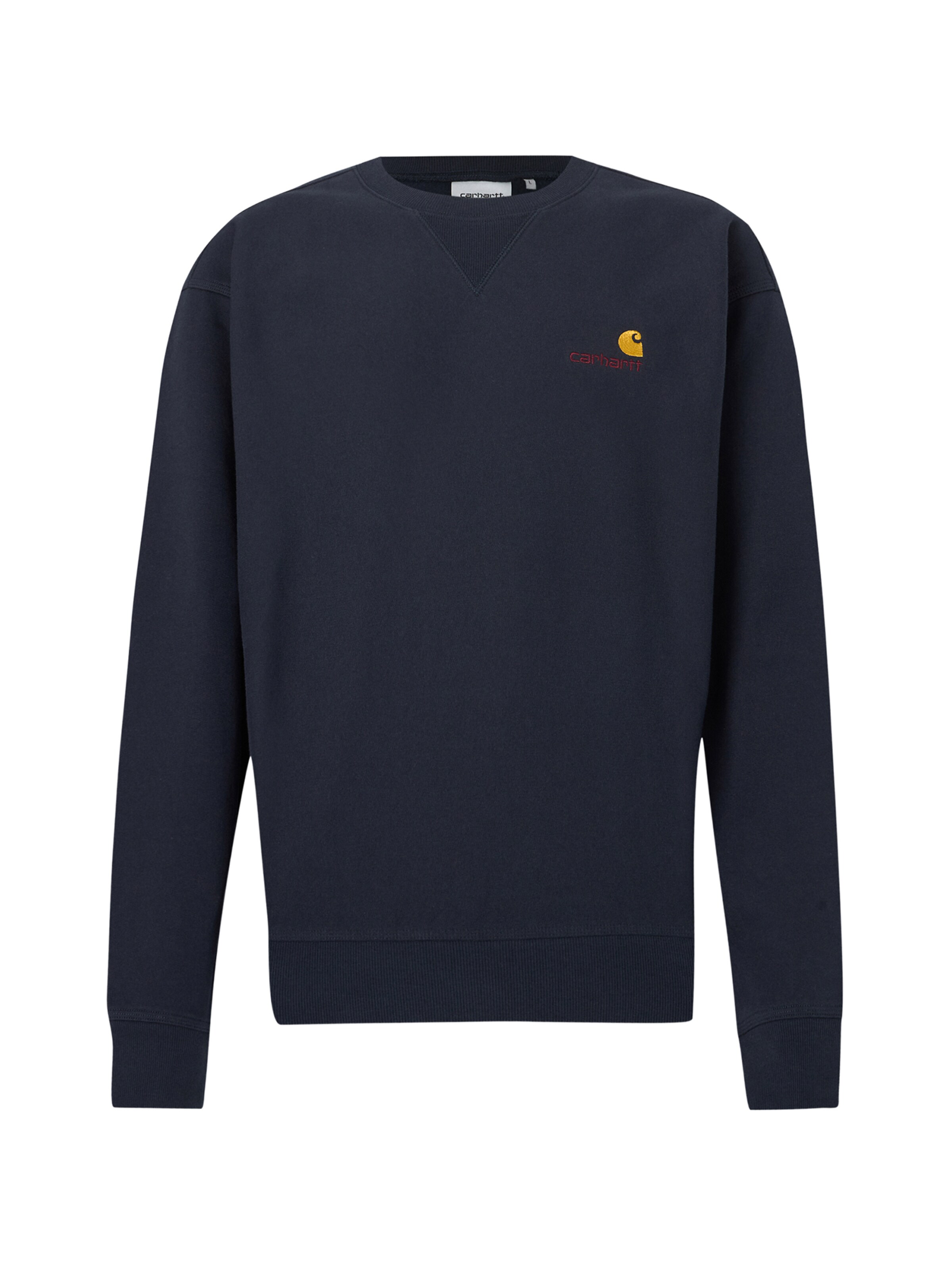 Carhartt WIP Sweatshirt 'American Script' in Blau: Vorderseite