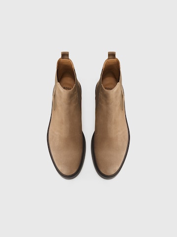 BOSS Chelsea boots 'Calev Cheb' in Beige