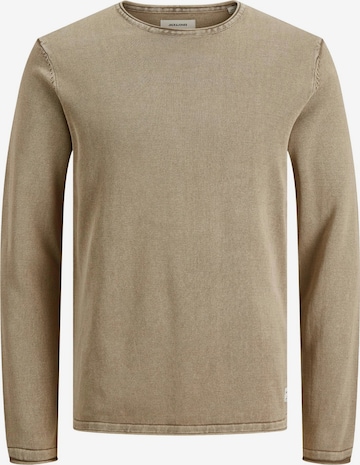 JACK & JONES Pullover 'JJLeo' in Braun: Vorderseite