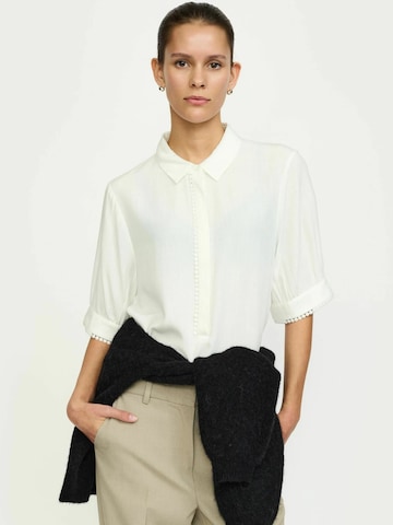 T-shirt ' SREbba ' Soft Rebels en blanc : devant